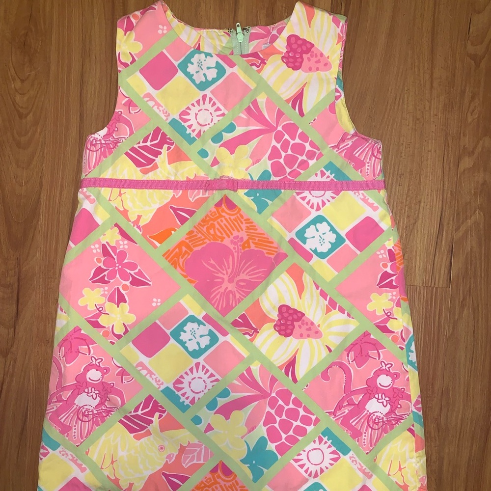 Lilly Pulitzer Multi Patch Girls Shift